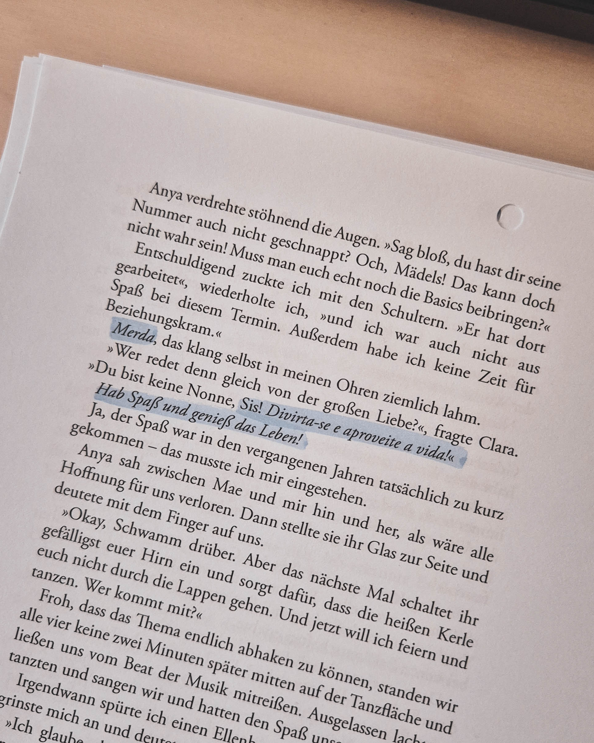 Ausschnitt aus dem Ebook-Buchsatz aus Stolen Truth